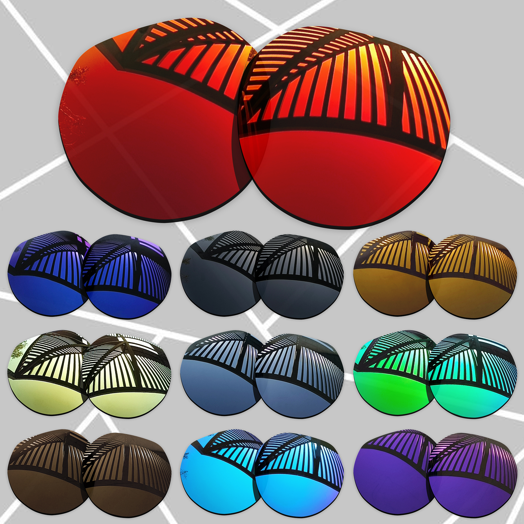 Men'S Accessories Coach - E.O.S Polarized Enhanced Replacement Lenses Compatible
