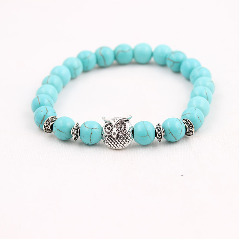 Men'S Yoga Accessories - 8mm Energy Weathered Agates Chakra Bracelet