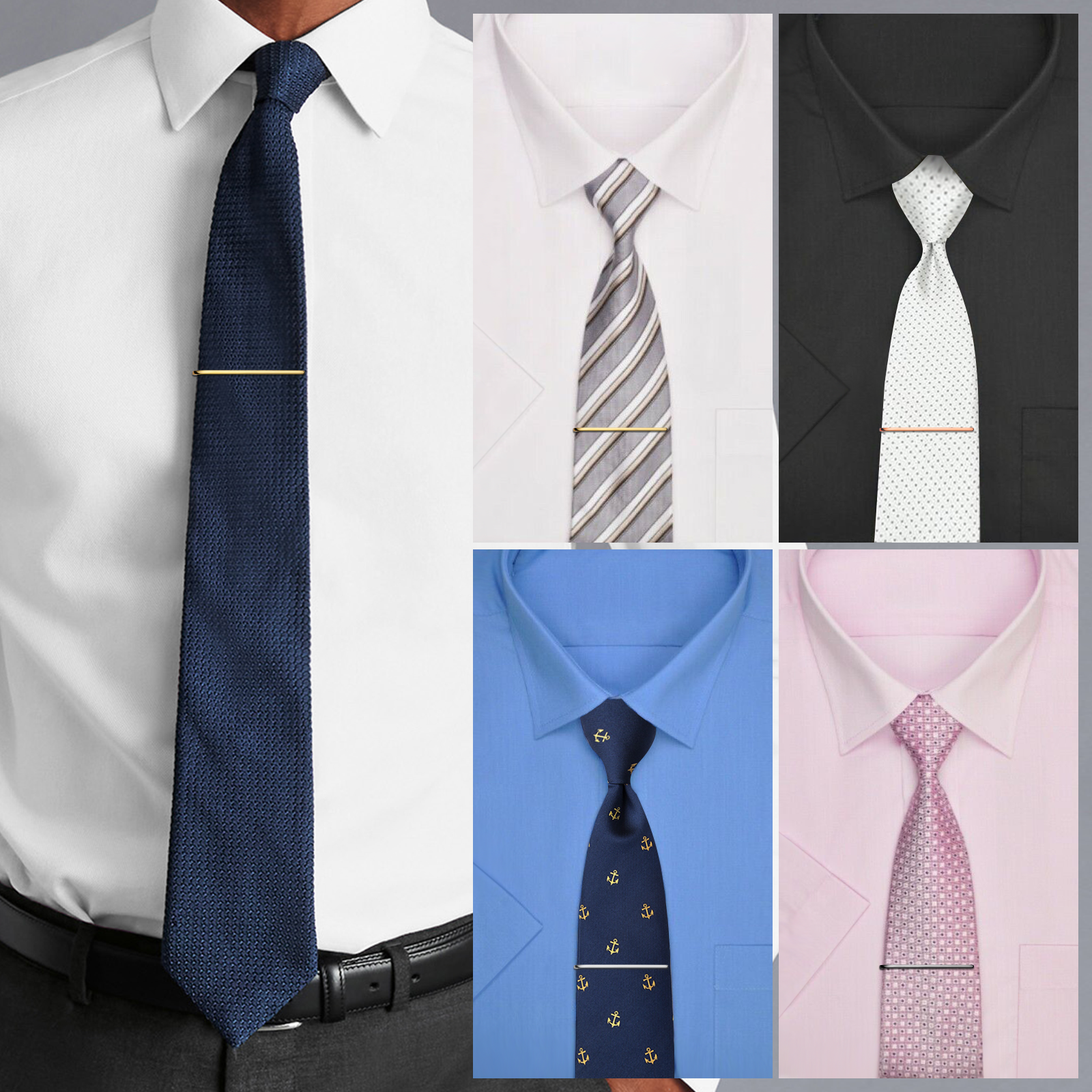 HAWSON Tie Clips for Men 4Pcs  - Cufflink Box Set review and price