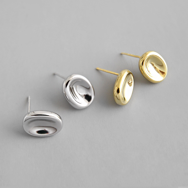 Korean Style Circle Stud Earri - Men'S Accessories Instagram review and price