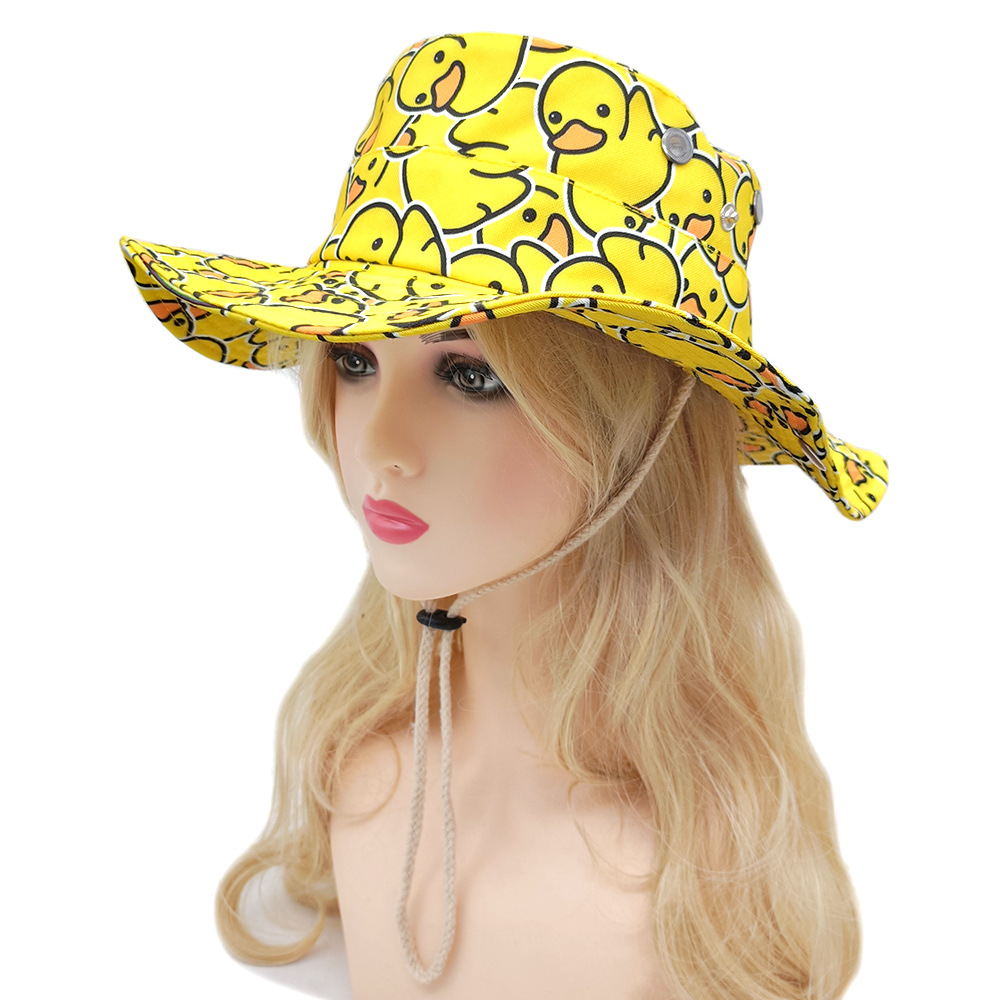 Cute Yellow Duck Cartoon Bucke - Men'S Yellow Accessories review and price