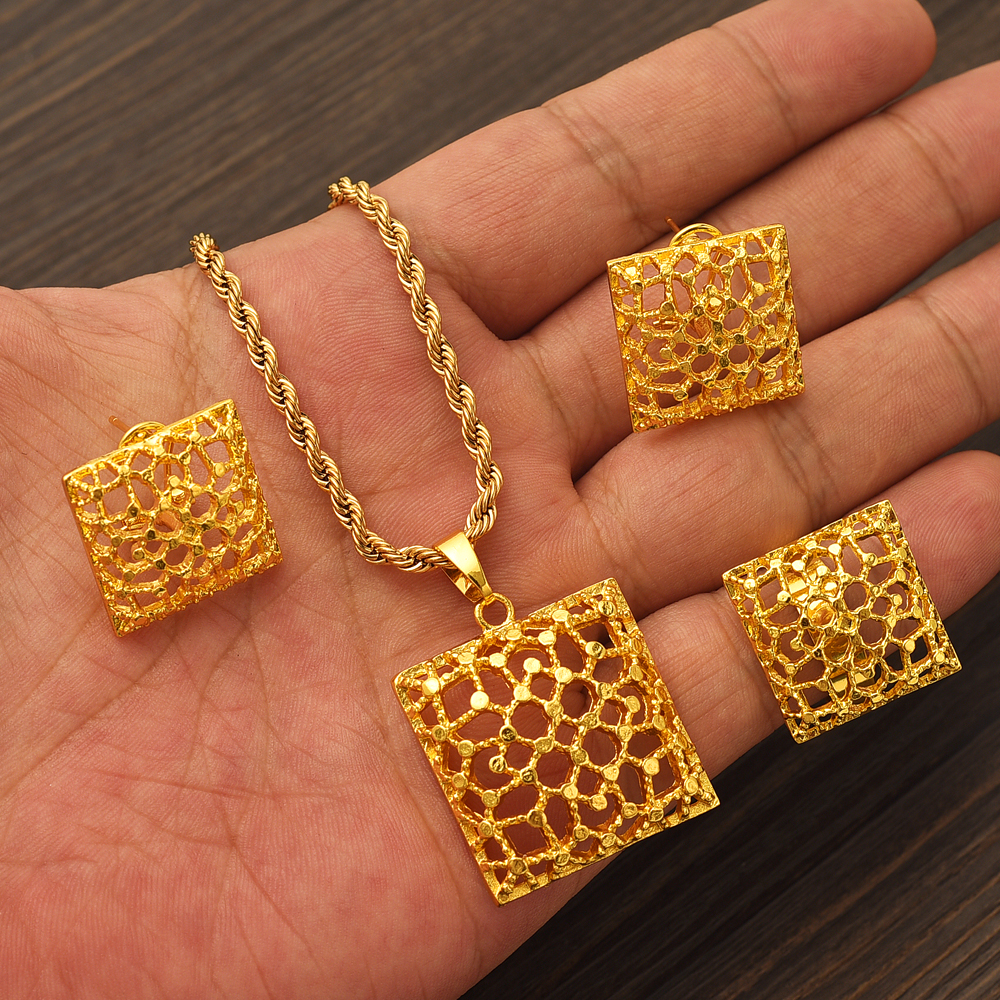 Fashion Square Gold Color Jewe - Men Accessories India review and price