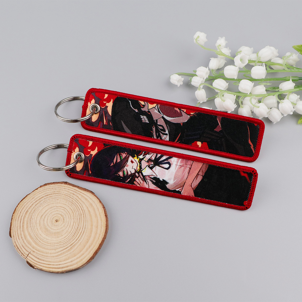 Anime Girls Embroidery Key Fob - Men Accessories Bag review and price