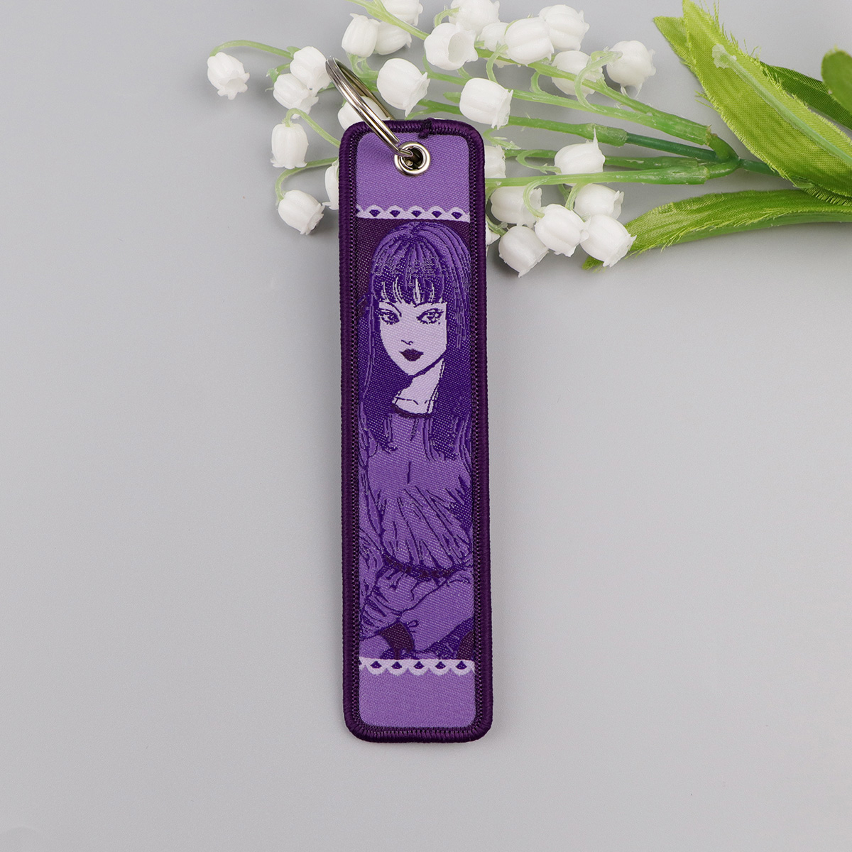 Anime Girls Embroidery Key Fob - Men Accessories Bag review and price