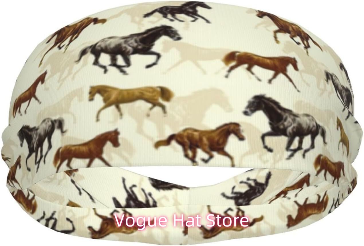 Cool Horse Sweatbands Sports H - Men'S Yoga Accessories review and price
