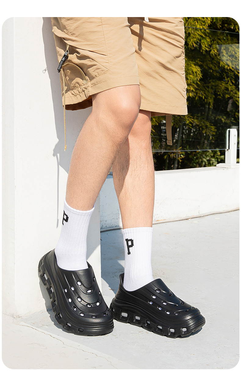 New hole shoes for men with a  - Men Accessories For Beach review and price