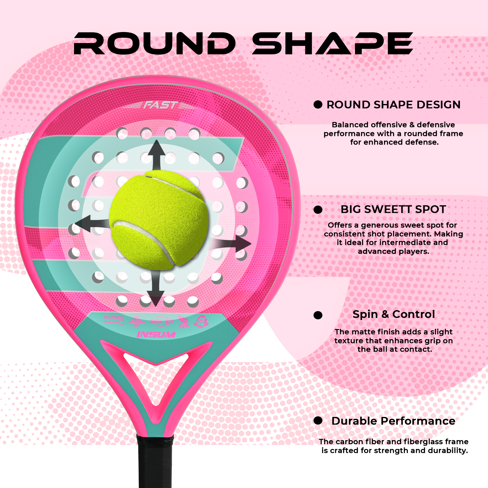 Padel Racket Full Carbon Padel - Men Accessories Tips review and price