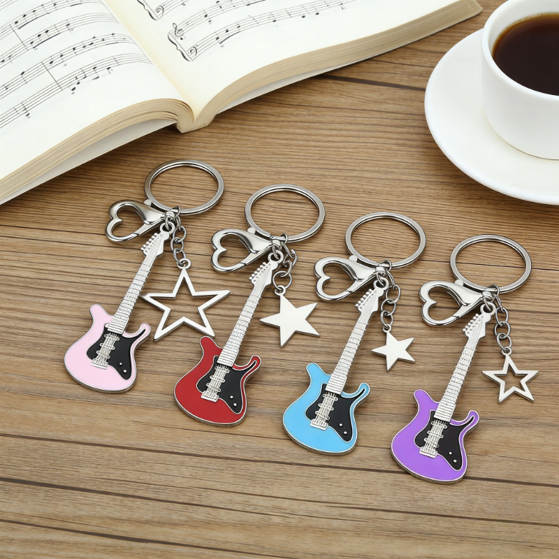 Guitar Love Heart Key Chain fo - Men Accessories All review and price