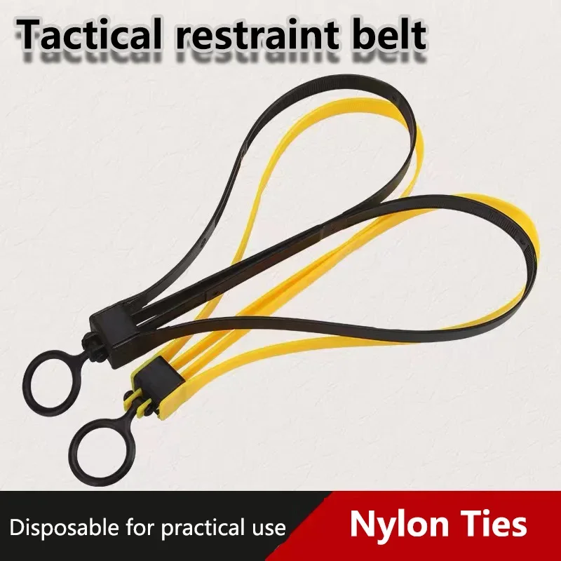 1PC Tactical Plastic Cable Tie - Men'S Yellow Accessories review and price