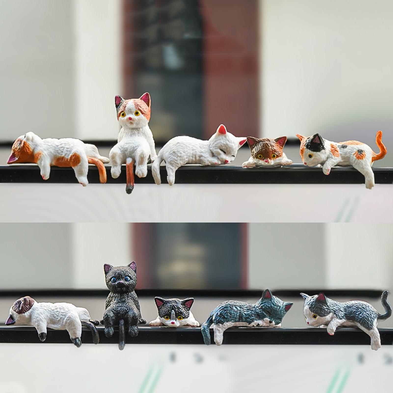 10pcs Cute Mini Cat Ornament C - Men Accessories India review and price