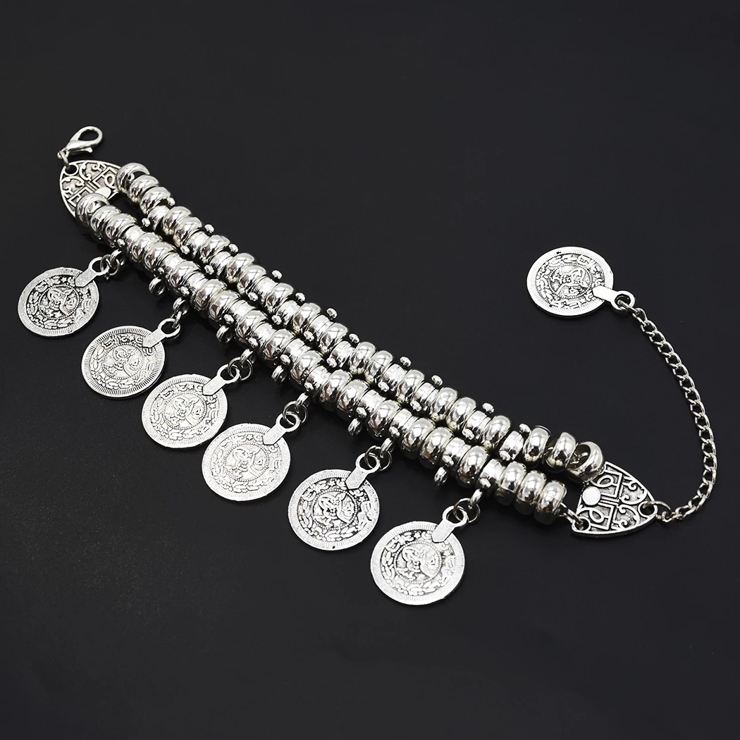 Vintage Coin Tassle Charm Brac - Men Accessories India review and price