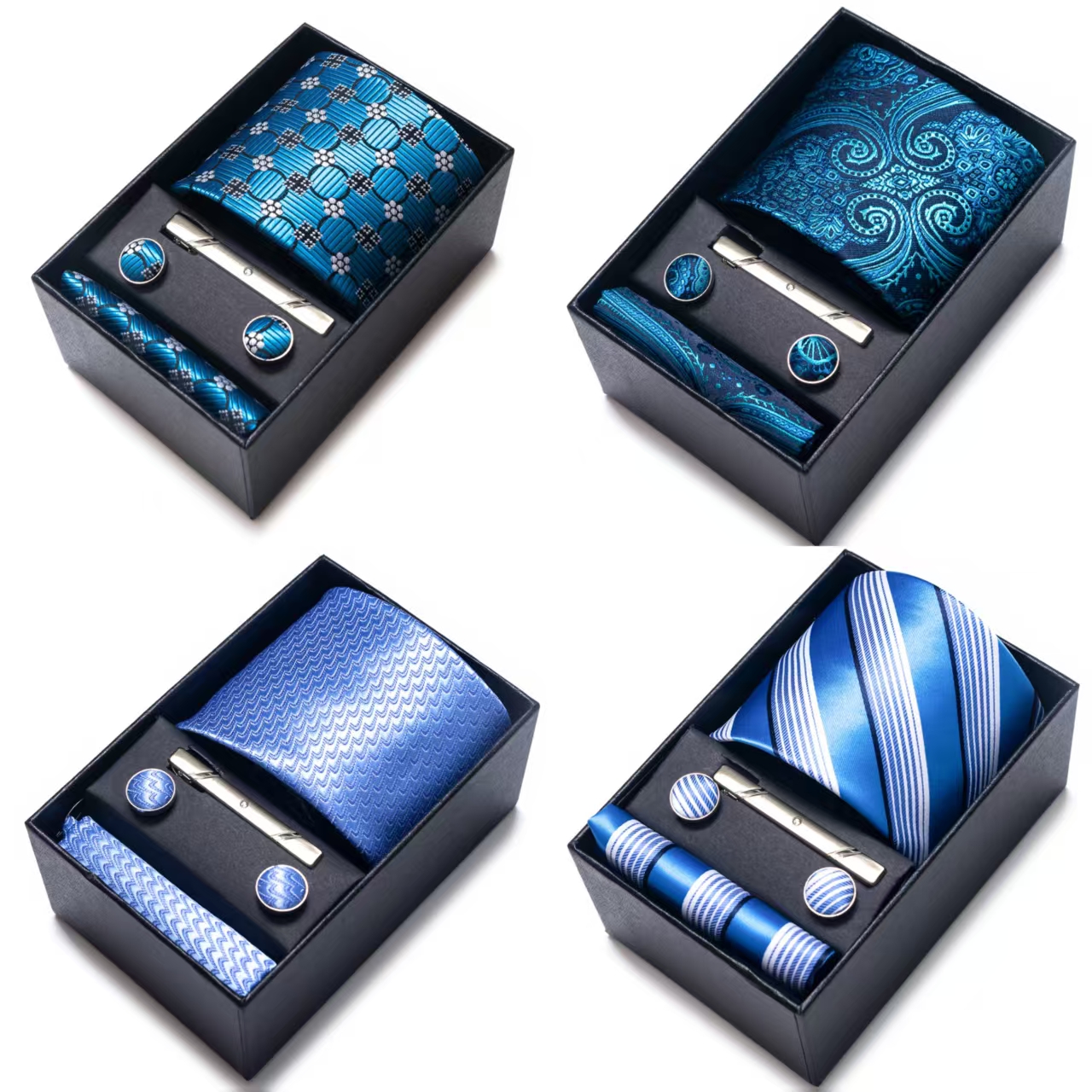 Bright Color Paisley Men's Tie - Cufflink Box Set review and price