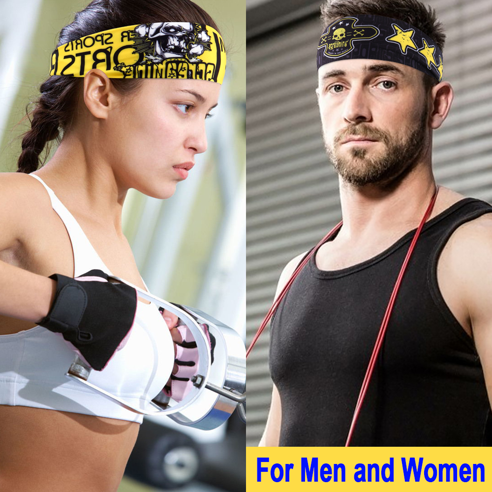 Men Women Sport Headband Skull - Men'S Yoga Accessories review and price