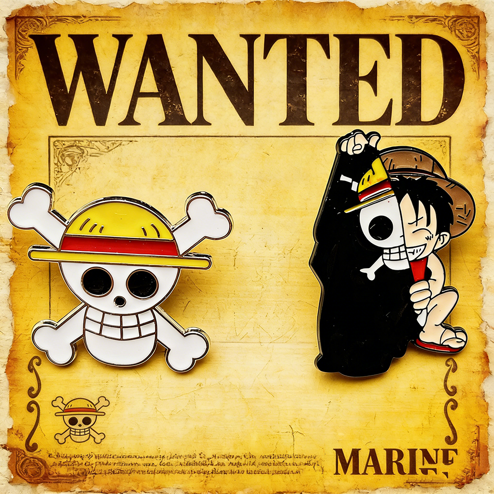 2pcs One Piece  Anime Lapel Pi - Men Accessories Kit review and price