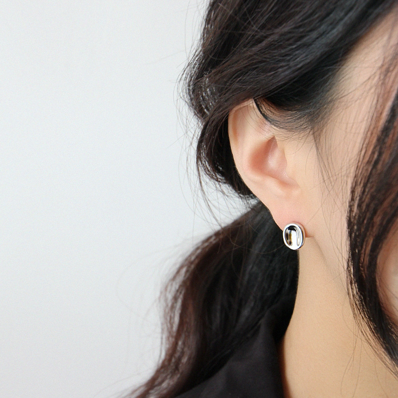Korean Style Circle Stud Earri - Men'S Accessories Instagram review and price