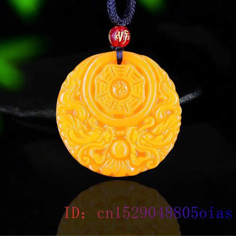 Yellow Jade Dragon Pendant Gif - Men'S Yellow Accessories review and price