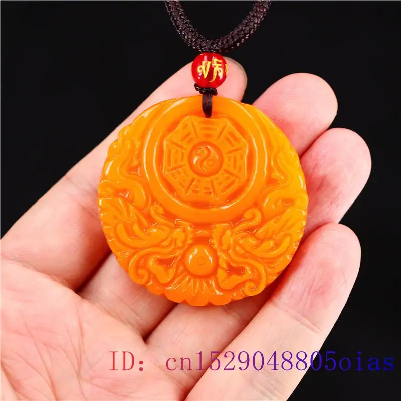 Yellow Jade Dragon Pendant Gif - Men'S Yellow Accessories review and price