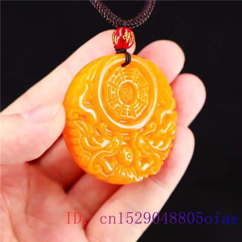 Yellow Jade Dragon Pendant Gif - Men'S Yellow Accessories review and price