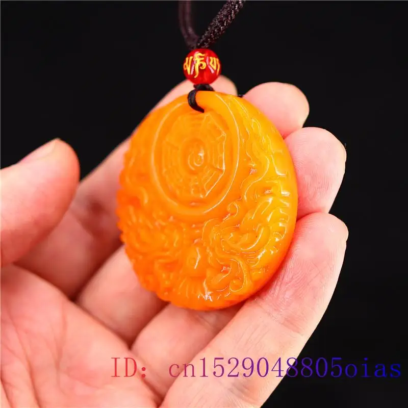 Yellow Jade Dragon Pendant Gif - Men'S Yellow Accessories review and price