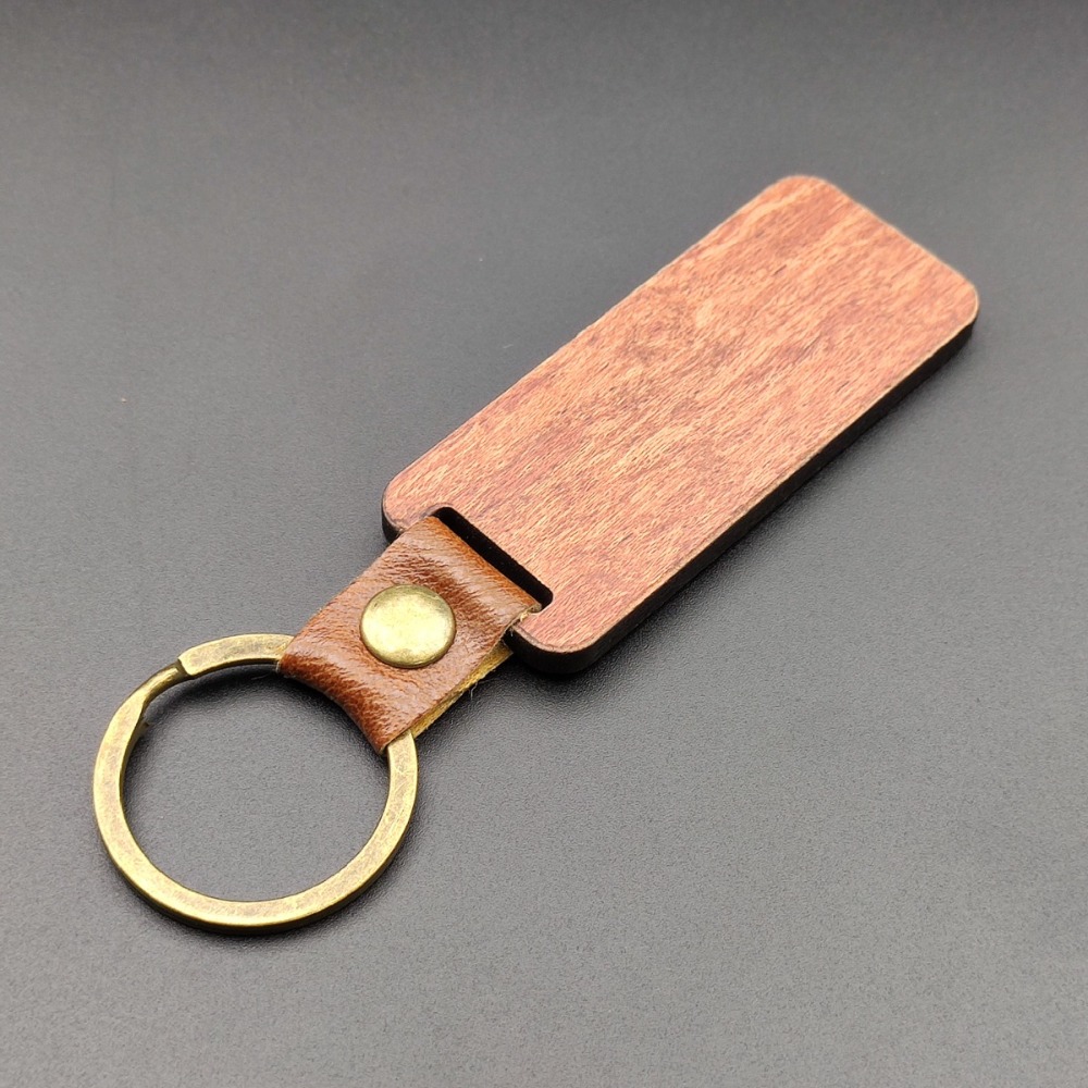 Minimalist Wooden Keychain Lea - Men'S Yellow Accessories review and price