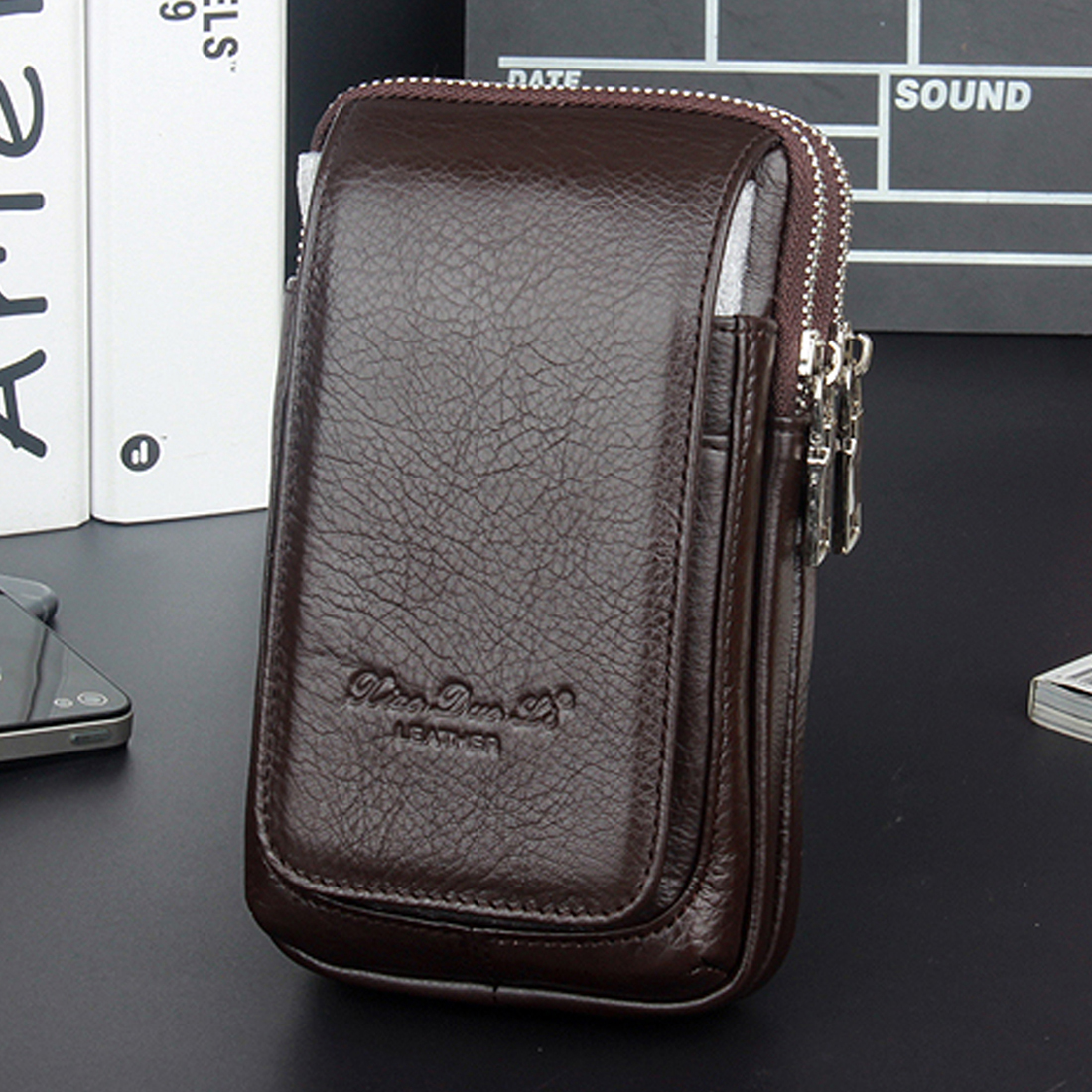 Men Genuine Leather Waist Fann - Men Accessories Bag review and price