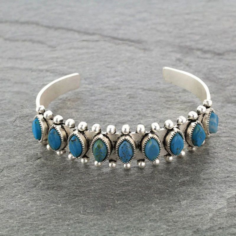 Vintage Tibet Turquoise Bracel - Men Accessories India review and price