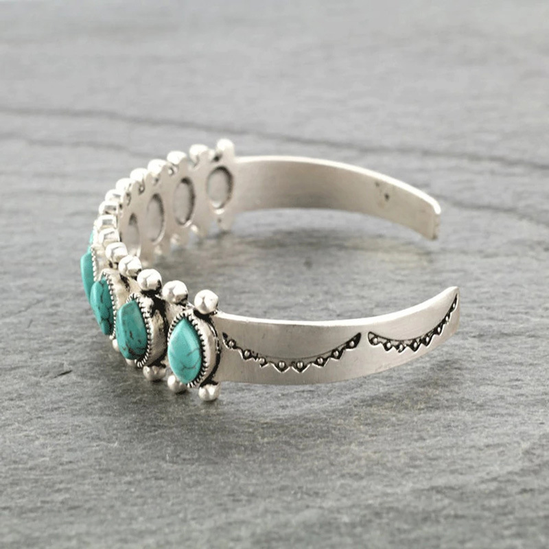 Vintage Tibet Turquoise Bracel - Men Accessories India review and price