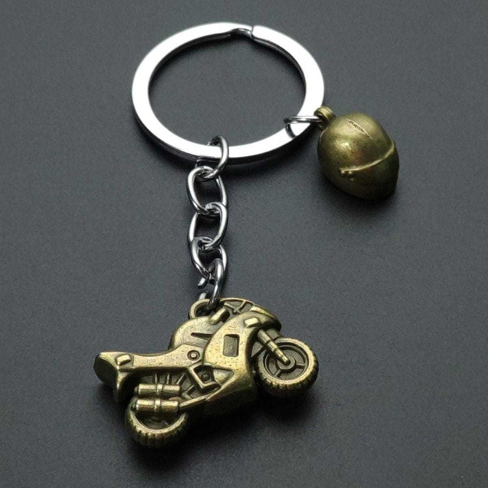 Motorcycle Keychain Creative M - Men'S Yellow Accessories review and price