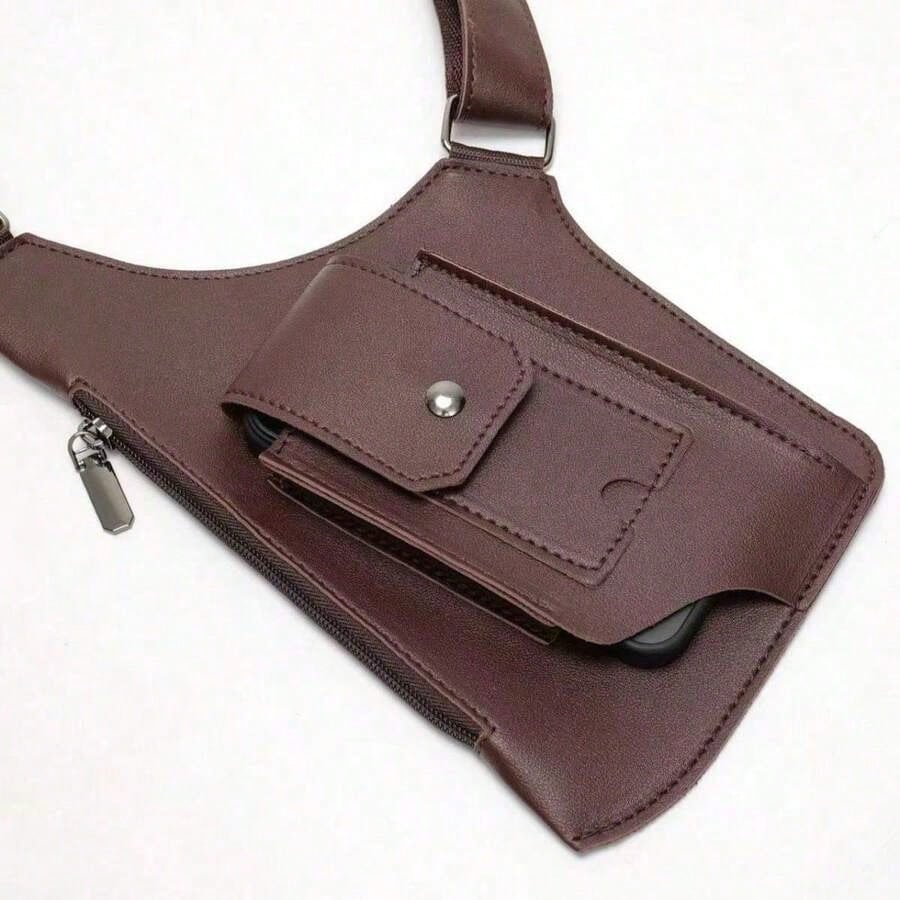 Leather Shoulder Armor Hidden  - Men Accessories Bag review and price