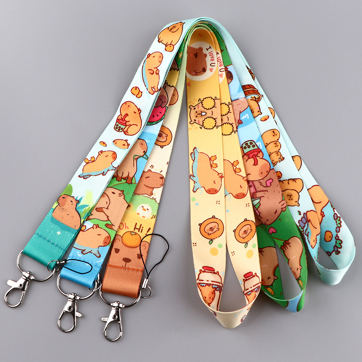 Cute Capybara Lanyards for Key - Men'S Accessories Holder review and price