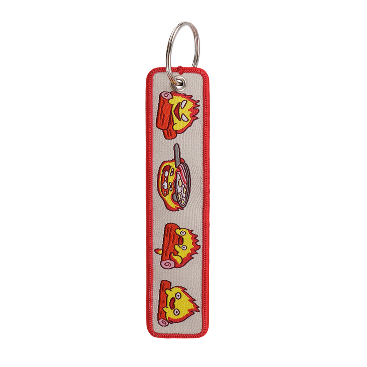 Anime Fire Embroidery Key Fobs - Men Accessories Bag review and price