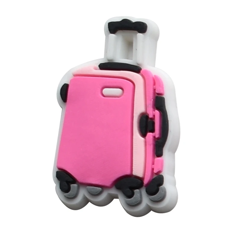 Pink Suitcase Shoe Charms for  - Men'S Accessories Crocs review and price