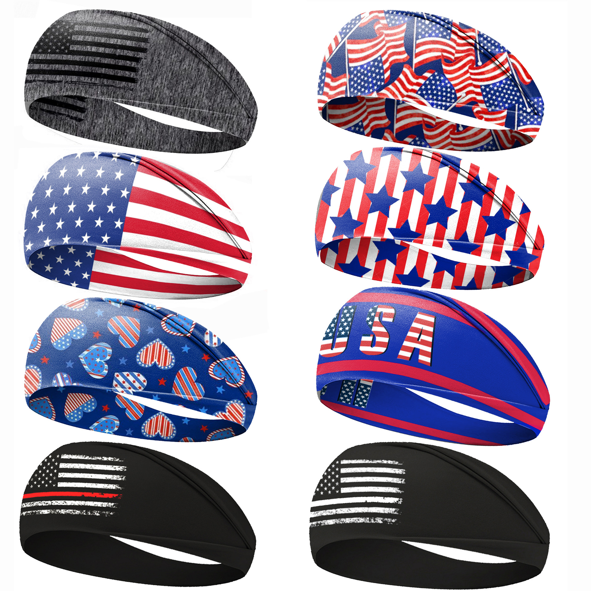 USA Flag Independence Day Hair - Men'S Yoga Accessories review and price