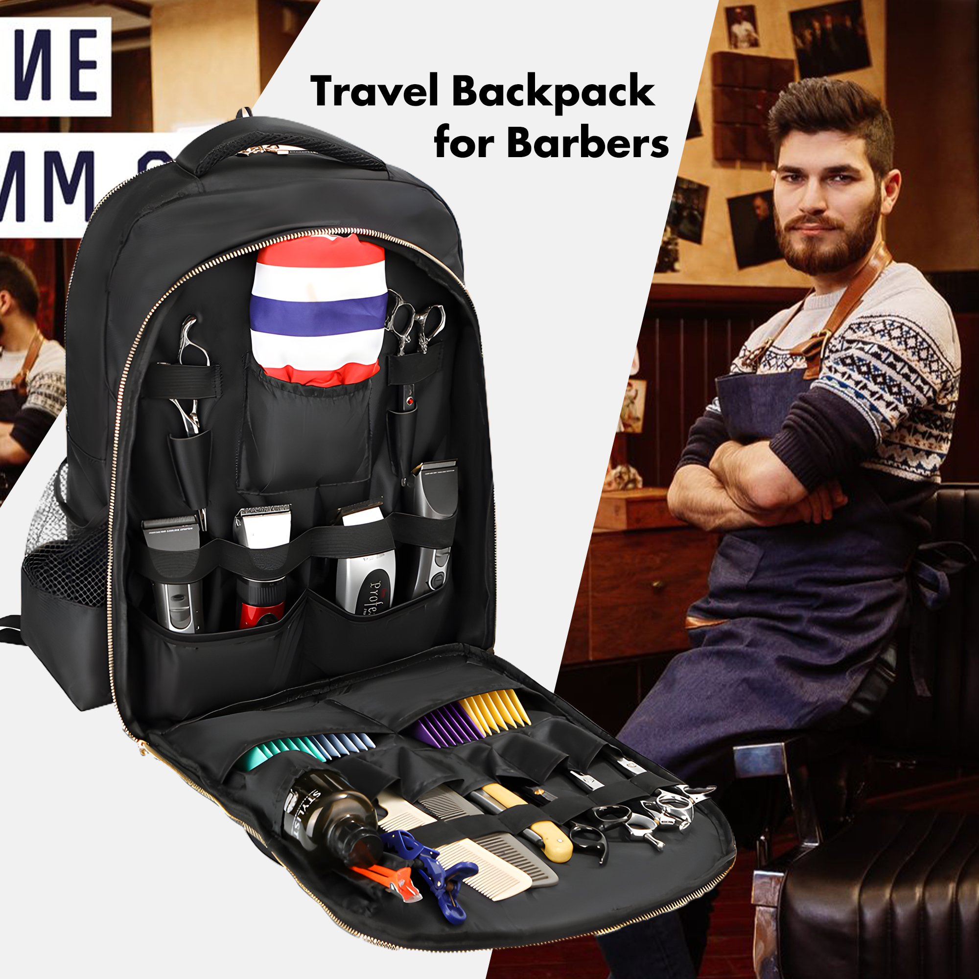 Alileader Barber Supplies Bag  - Men'S Accessories Case review and price