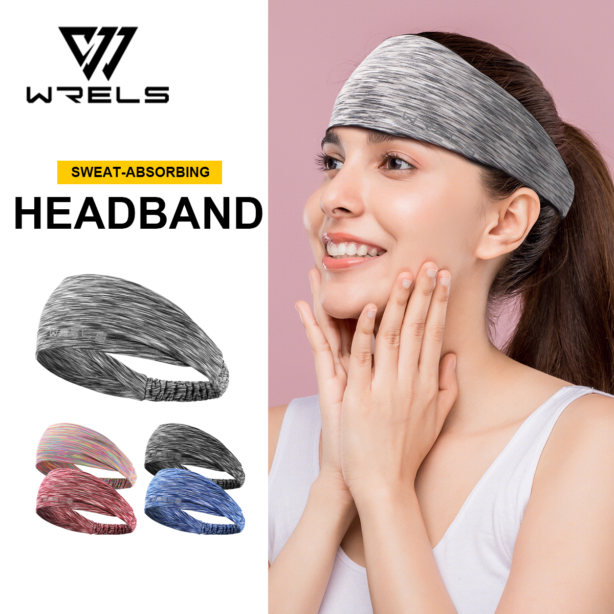 WRELS Elastic Sports Headbands - Men'S Yoga Accessories review and price