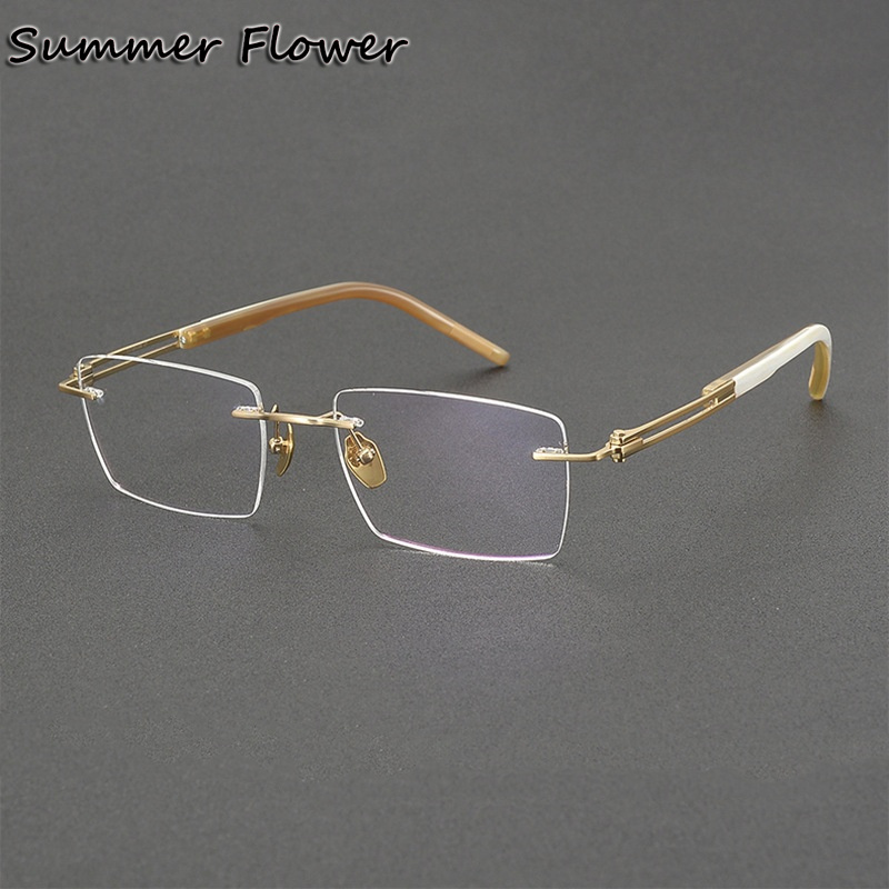 150 mm Rimless Glasses Pure Ti - Men Accessories Tips review and price