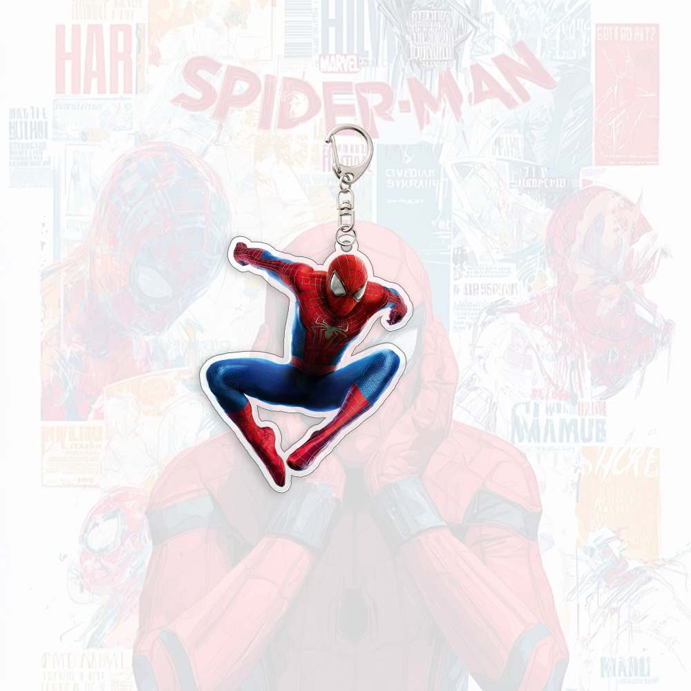 Spider Man Acrylic Keychain An - Men Accessories Bag review and price