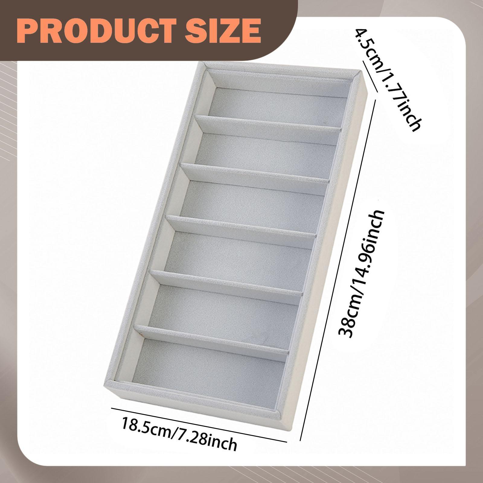 Glasses Display Tray 6 Slots f - Men'S Accessories Organizer Tray review and price