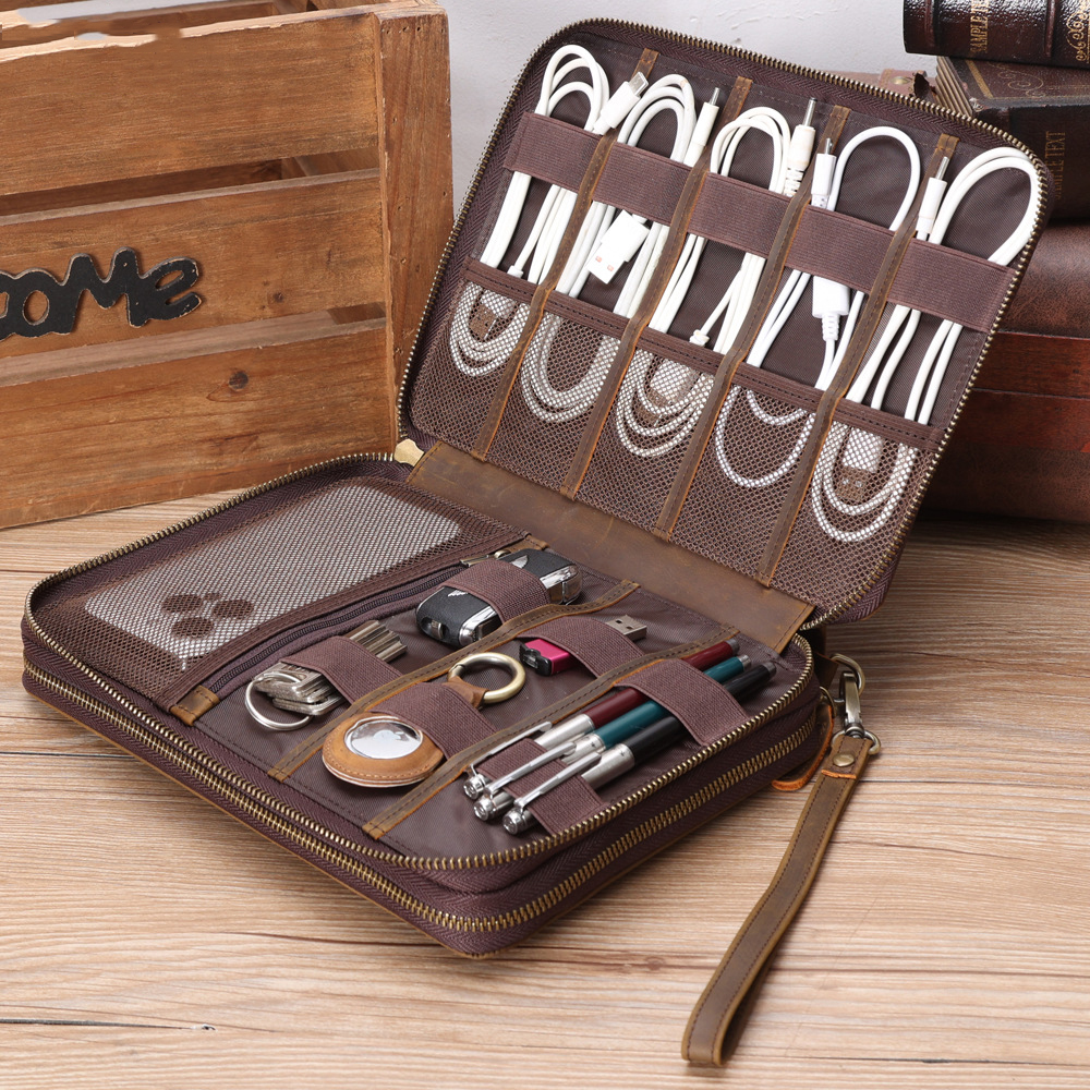 Full Grain Leather Travel Cabl - Men'S Accessories Case review and price