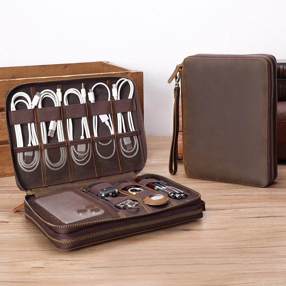 Full Grain Leather Travel Cabl - Men'S Accessories Case review and price